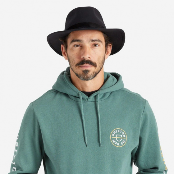 Chapeau Traveller Messer Coton Noir - Brixton