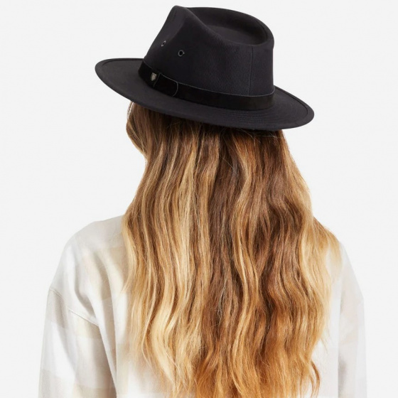 Chapeau Traveller Messer Coton Noir - Brixton