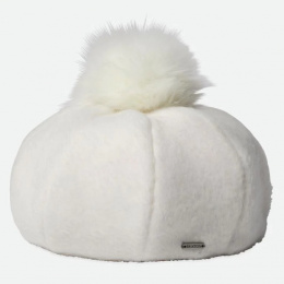 Natalie Women's Beret with White Pompon - Brixton