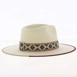 Fedora Fazenda hat White felt - Head'n Home