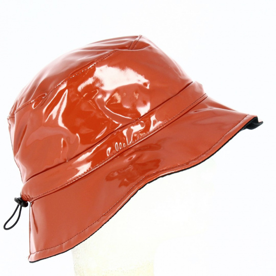 Lucy brick varnish rain hat - Traclet