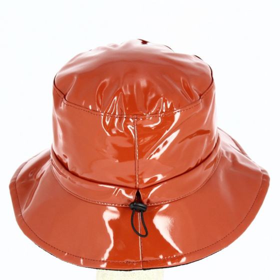 Chapeau de pluie Lucy vernis brique - Traclet Chapeau de pluie Lucy vernis brique - Traclet