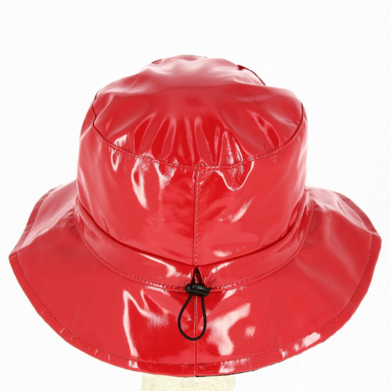 Chapeau de pluie Lucy vernis rouge - Traclet Chapeau de pluie Lucy vernis rouge - Traclet