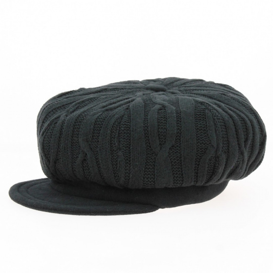 Gavroche Helsinki Cap Black Tricot - Traclet