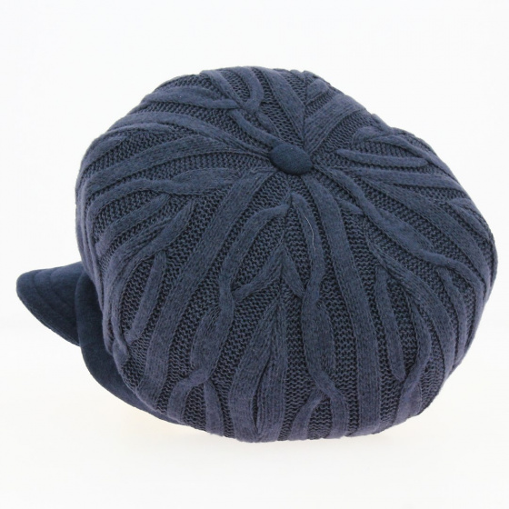 Gavroche Helsinki Navy Tricot Cap - Traclet