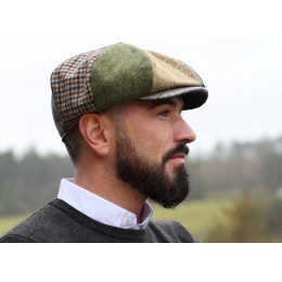 Irish Patchwork cap with basque - Hanna hats