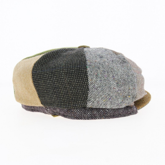 Casquette irlandaise Patchwork avec basque - Hanna hats