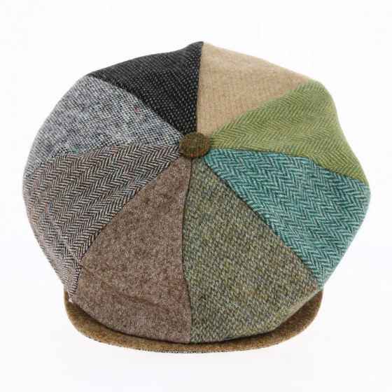 Casquette irlandaise Patchwork avec basque - Hanna hats