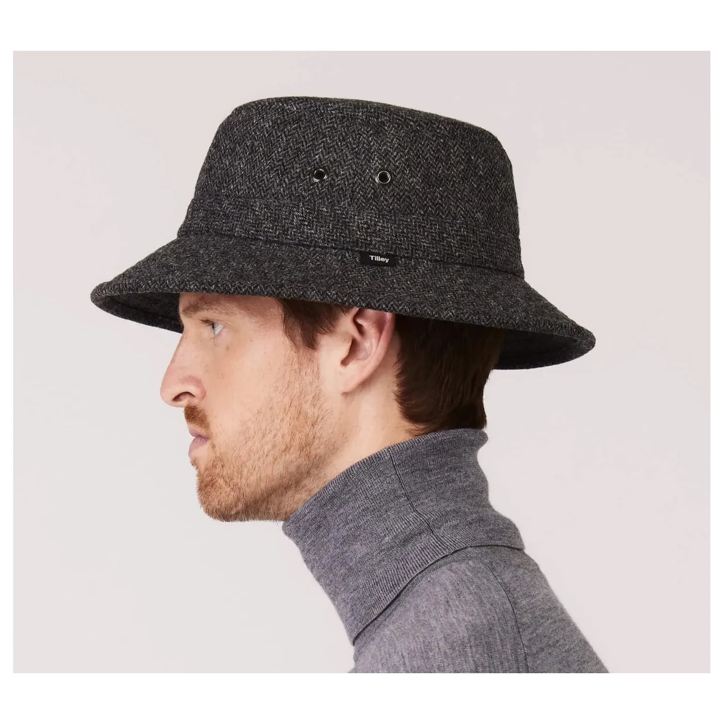 Ear-Flap Bucket Hat Le Warmth Charcoal Gray - Tilley