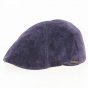 Texas Pigskin Leather Cap Purple - Stetson