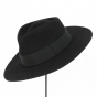 Fedora Grand Bord Hat "The Mirage" Black - Traclet
