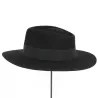Chapeau Fedora Grand Bord "The Mirage" Noir - Traclet