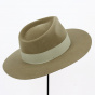 Fedora Hat Grand Bord "The Mirage" Taupe - Traclet