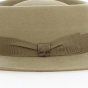 Gambler Hat Felt Wool Taupe - Traclet