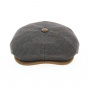 Oxford Flat Cap Brown Wool - Traclet