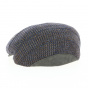 Rainbow Wool & Leather Flat Cap - Traclet