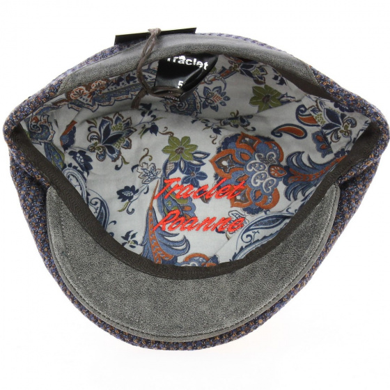 Casquette Plate Rainbow Laine & Cuir - Traclet