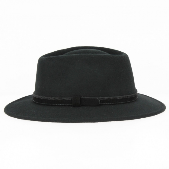 Chapeau Traveller Feutre Laine Dijon Noir - Traclet Chapeau Traveller Feutre Laine Dijon Noir - Traclet