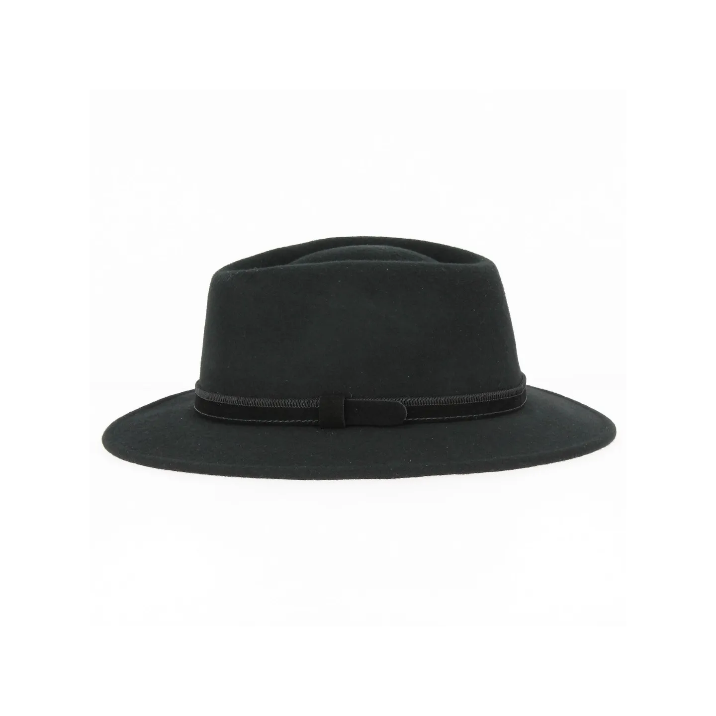 Traveller Hat Dijon Wool Felt Black - Traclet