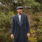 8-sided cap Bolton Herringbone Wool Grey - Jaxon