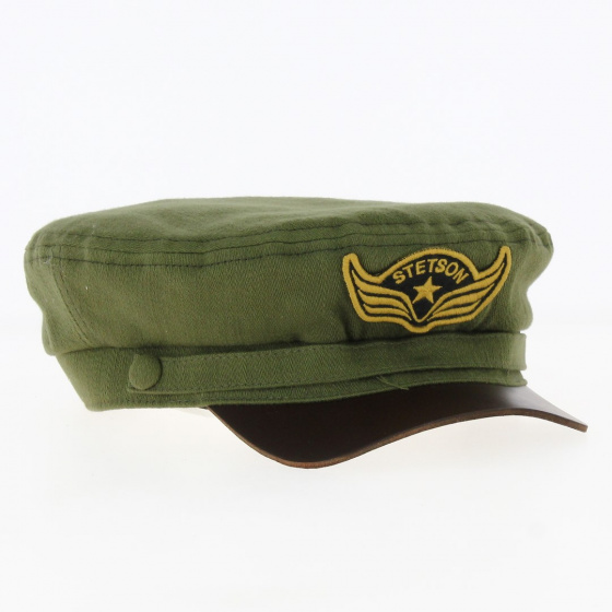 Casquette chauffeur Peabody Olive - Stetson