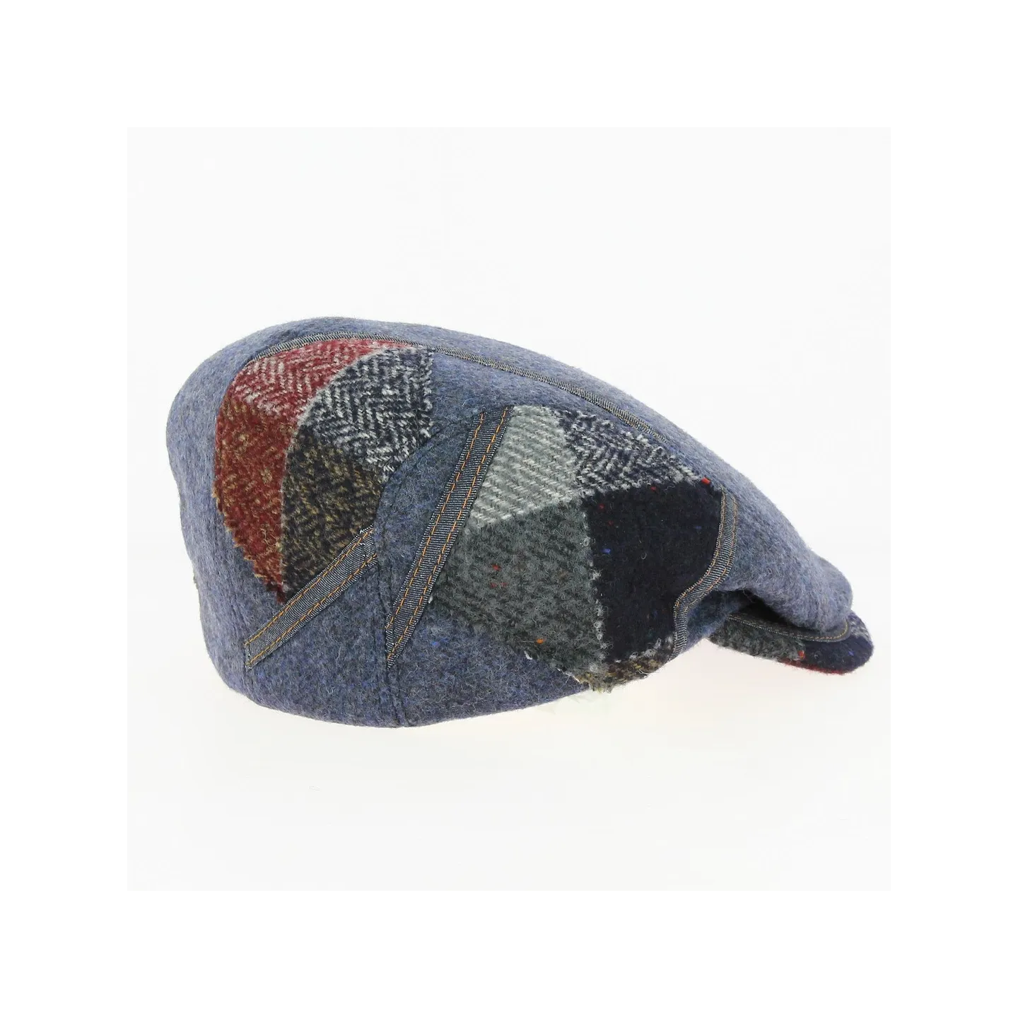 Daffy Wool Spider Blue Flat Cap - Traclet Reference: 17380