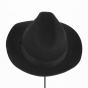 Fedora Pistoia Black Wool Felt Hat - Traclet