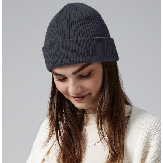 Grey Organic Cotton Beanie - Traclet