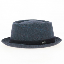 Chapeau Porkpie / Trilby Bleu - Guerra