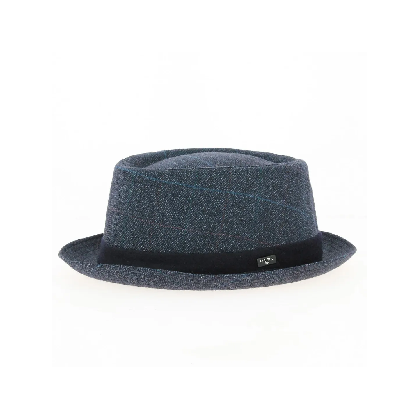 Chapeau Porkpie / Trilby Bleu - Guerra