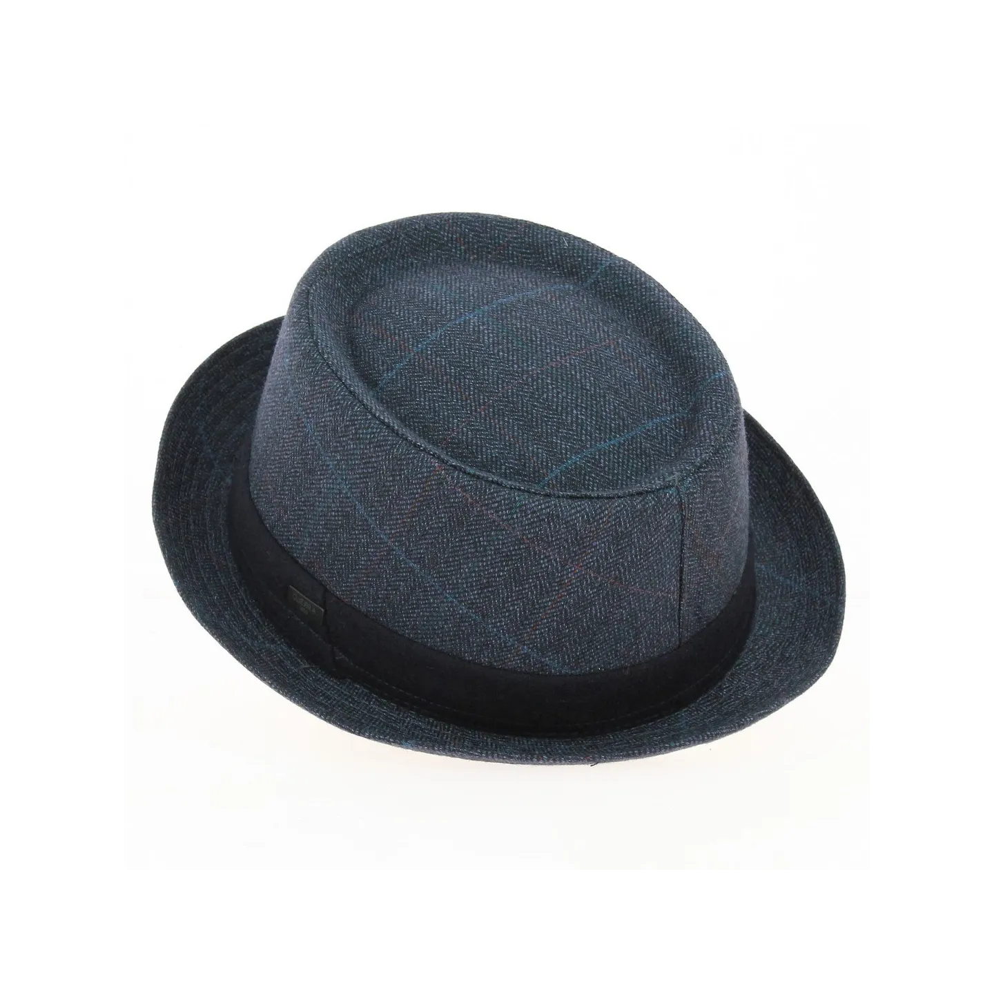 Chapeau Porkpie / Trilby Bleu - Guerra
