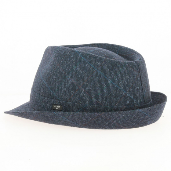 Trilby Blue Hat - Guerra