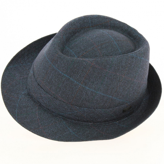 Trilby Blue Hat - Guerra