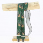 Deer motif hunter suspenders - Traclet