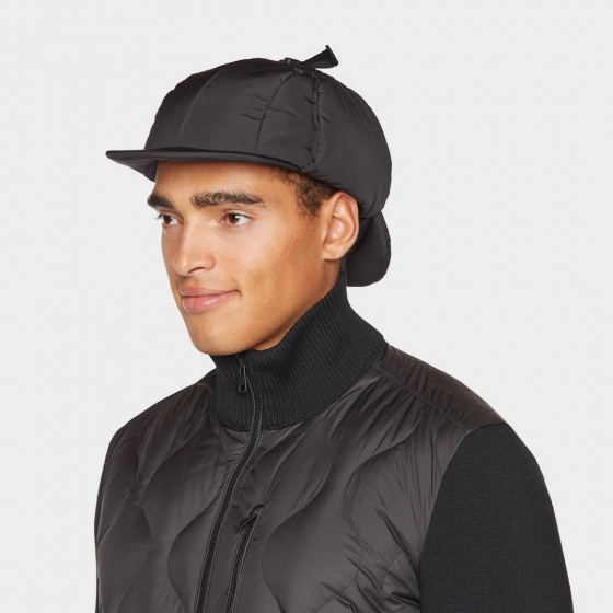 Arctic Duvet 5 panel Earflaps Black - Tilley