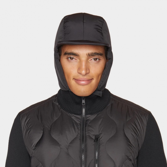 Casquette Arctic Duvet 5 panel Cache-Oreilles Noir - Tilley
