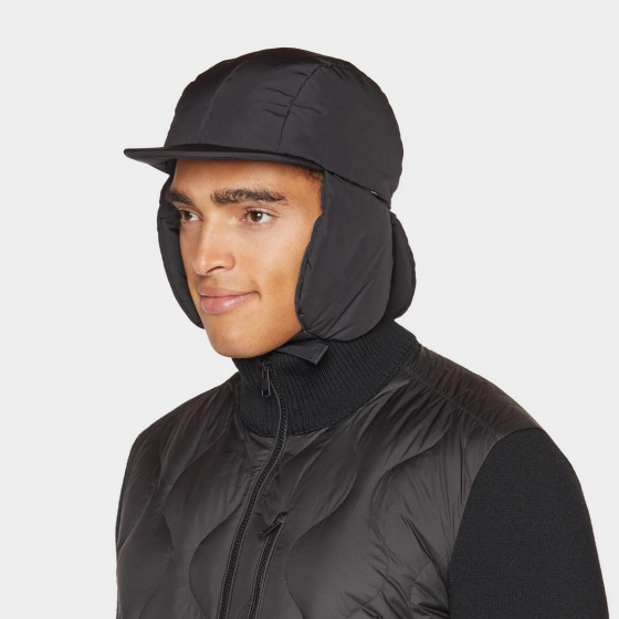 Arctic Duvet 5 panel Earflaps Black - Tilley