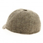 Baseball cap with earflaps Wool Taupe - Traclet