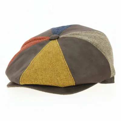 Casquette Irlandaise Siena Patchwork Laine - Traclet