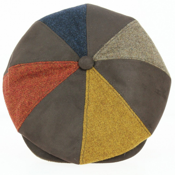 Irish cap Siena Patchwork Wool - Traclet