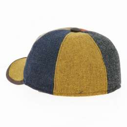 Casquette baseball Patchwork Laine - Traclet