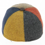 Patchwork wool baseball cap - Traclet
