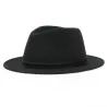 Chapeau Fedora Ambierle Feutre Laine Noir- Traclet