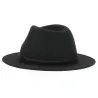 Chapeau Fedora Ambierle Feutre Laine Noir- Traclet