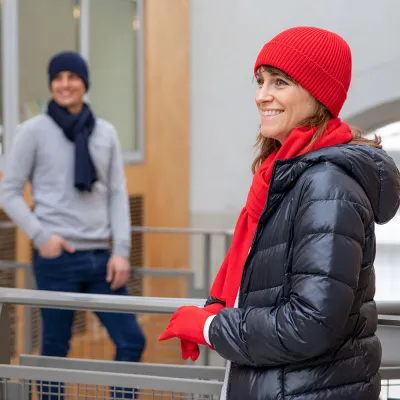 Bonnet Français Laine recyclée rouge
