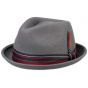 Trilby Woolfelt Detroit Grey hat - stetson