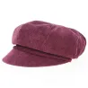 Casquette Gavroche Elorine Velours Prune - Traclet