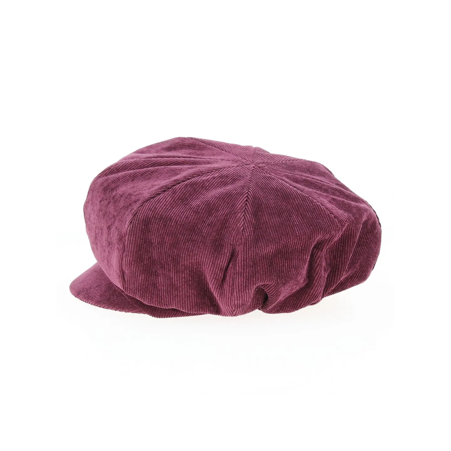 Casquette Gavroche Elorine Velours Prune - Traclet