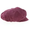 Casquette Gavroche Elorine Velours Prune - Traclet