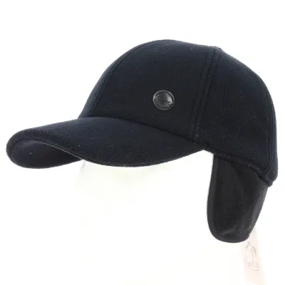 Casquette Baseball Divonne Cache-Oreilles Noir - Crambes